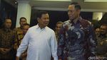 Potret Hangat Pertemuan Prabowo dan AHY di Kertanegara