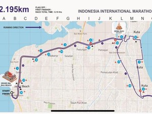 43 Km Jalan di Denpasar hingga Kuta Dibuka-Tutup Saat IIM 2022