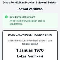 PPDB Sulsel, Wali Siswa Keluhkan Dapat Jadwal Verifikasi Tahun 1970