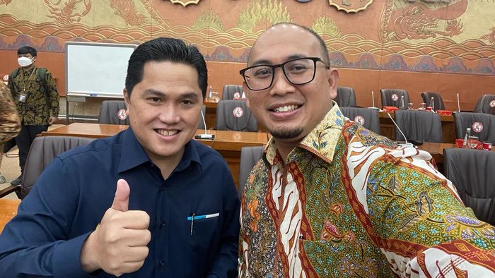 Andre Rosiade dan Erick Thohir/Dok Istimewa