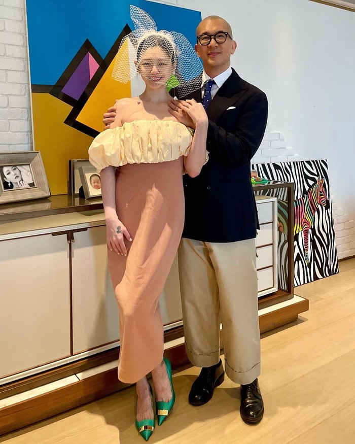 Foto pernikahan Barbie Hsu & DJ Koo.