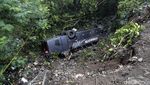 Begini Kondisi Bus yang Masuk Jurang di Tasikmalaya