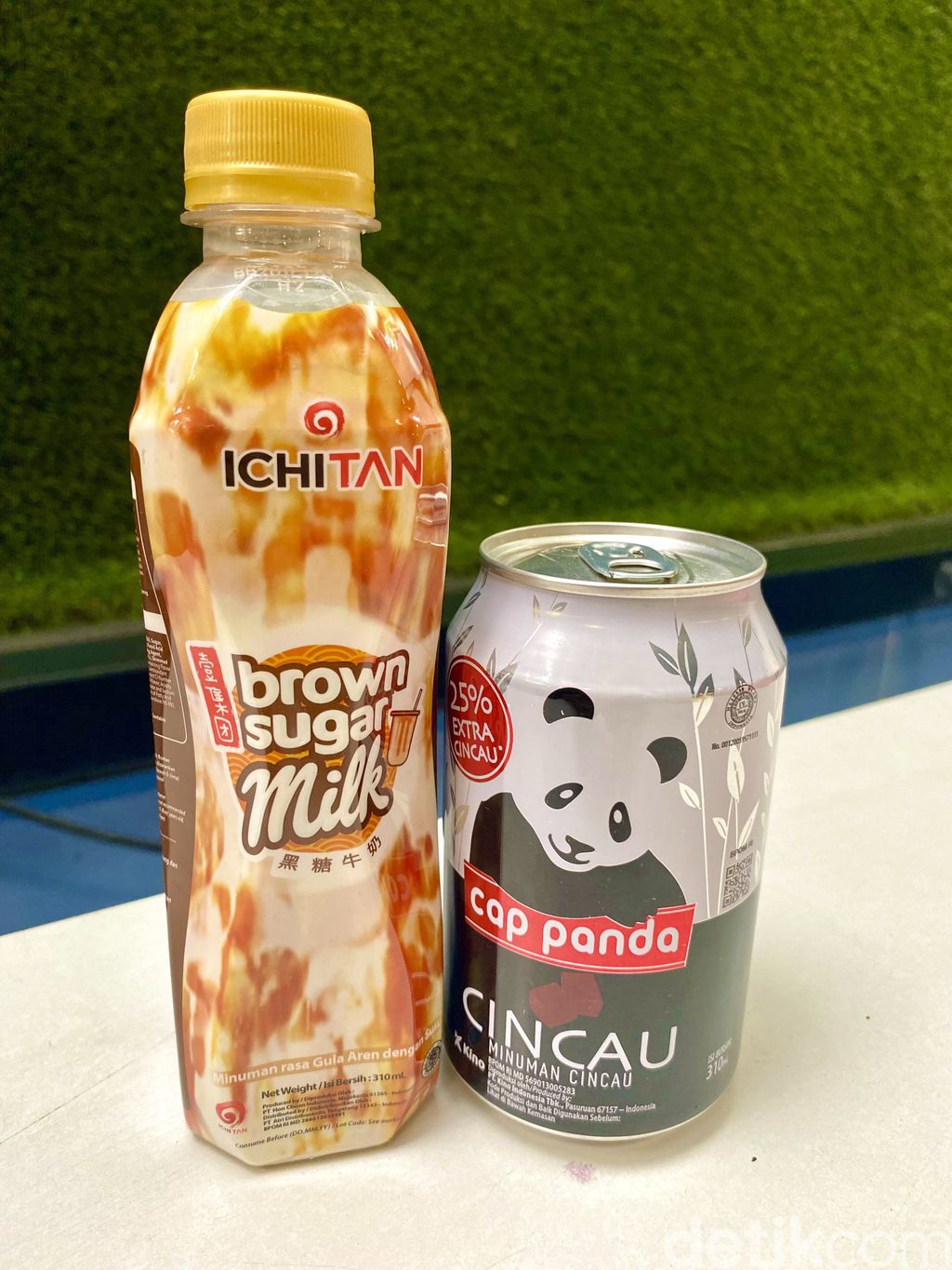 Minuman viral di TikTok pakai brown sugar milk Ichitan dan cincau Cap Panda