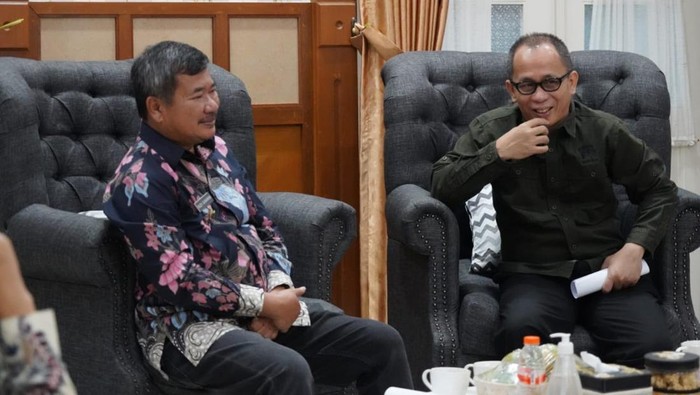 Bupati Garut Rudy Gunawan menerima kunjungan kerja (kunker) perwakilan Kementerian Pemberdayaan Perempuan dan Perlindungan Anak (KemenPPPA).