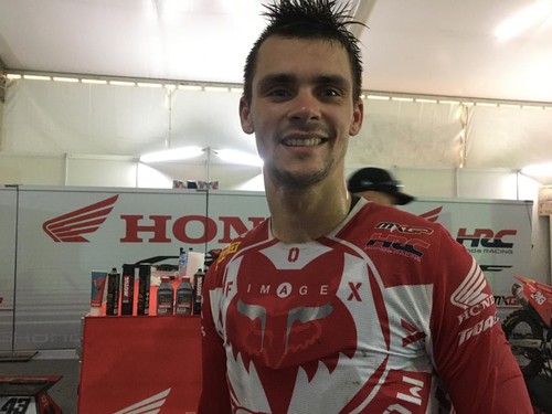 Gajser crosser asal Slovenia, meraih pole position pada kualifikasi MXGP Samota, Sumbawa, NTB, Sabtu (25/6/2022).