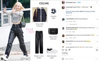 Gaya Lisa BLACKPINK Serba Celine saat 