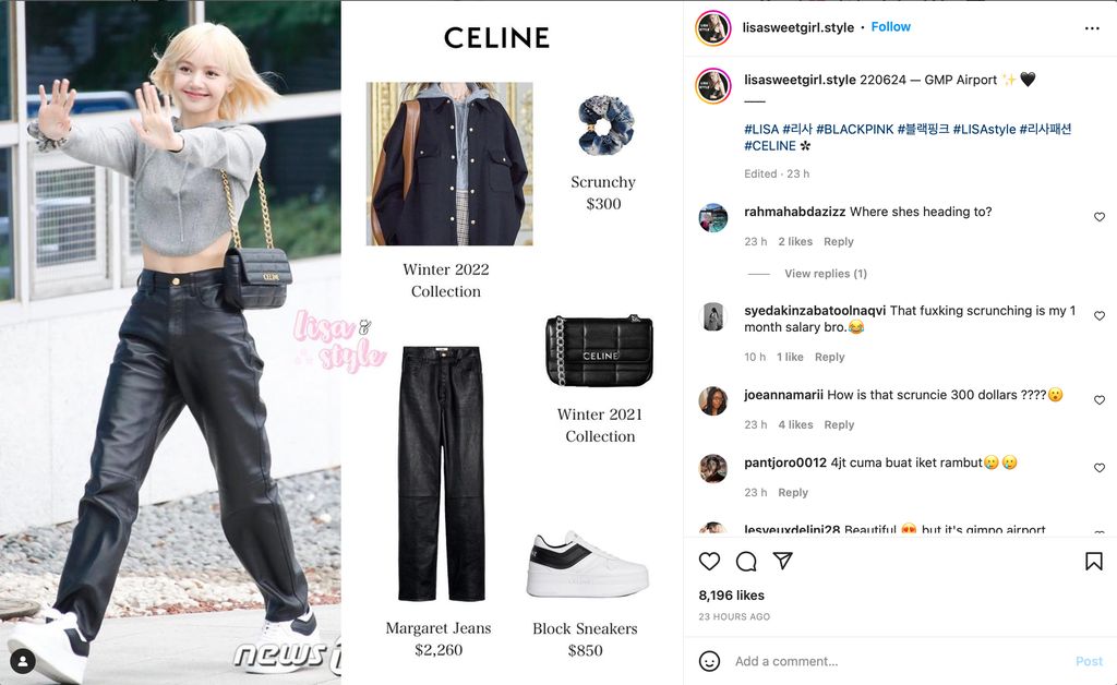 Gaya Lisa BLACKPINK Serba Celine saat Terbang ke Paris Viral, Intip Harganya