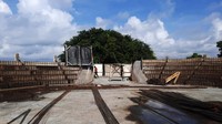 Seluruh pekerjaan pembangunan stage seni budaya ini ditargetkan rampung pada awal September 2022.