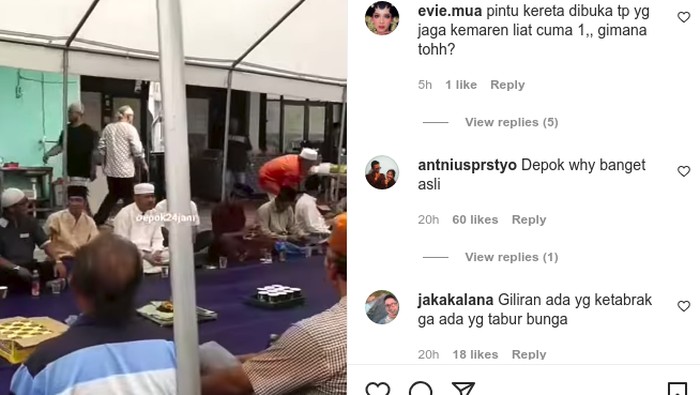 Perlintasan Rawgeni, Depok, dibuka lagi, warga gelar syukuran.