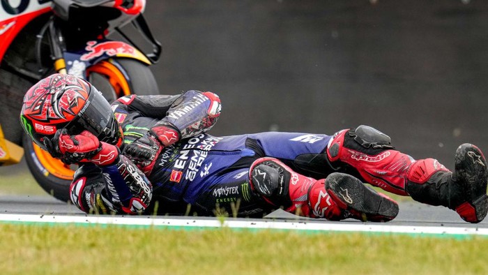 ASSEN, NETHERLANDS - JUNE 26: Fabio Quartararo of Monster Energy Yamaha MotoGP and France during the MotoGP of Netherlands at TT Assen on June 26, 2022 in Assen, Netherlands. (Photo by Patrick Goosen/BSR Agency/Getty Images)