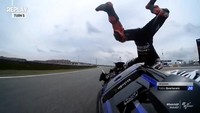 Fabio Quartararo dua kali jatuh di Assen sebelum akhirnya DNF. Foto: Twitter MotoGP