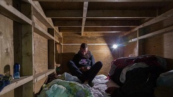 Yang tinggal di sini sebagian besar mahasiswa asing untuk melakukan penghematan. Biayanya sekitar USD 12 semalam. (istimewa/wonkim)