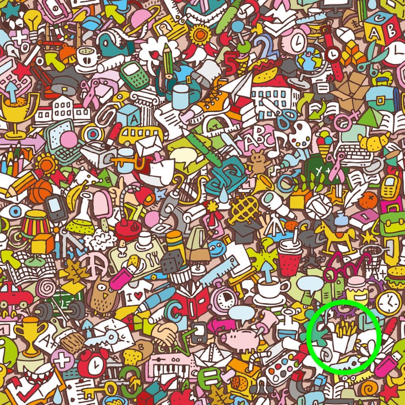 Fotoinet uji kecermatan mata dan otak