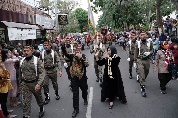 Kirab Budaya Mojo Bangkit Jadi Napak Tilas Kebangkitan Kota Mojokerto