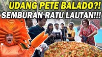 Nah untuk di kanal YouTube The Onsu Family. Ruben dan Sarwendah sering mengajak bintang tamu untuk masak di rumahnya. Ia pernah masak puluhan kilo udang pete balado dengan Lucinta Luna. Foto: Pool/Site
