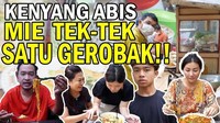 Terakhir ini konten mukbang seru Ruben, yang panggil penjual mie tek-tek gerobak ke rumahnya, untuk dimakan sepuasnya bersama keluarga. Foto: Pool/Site