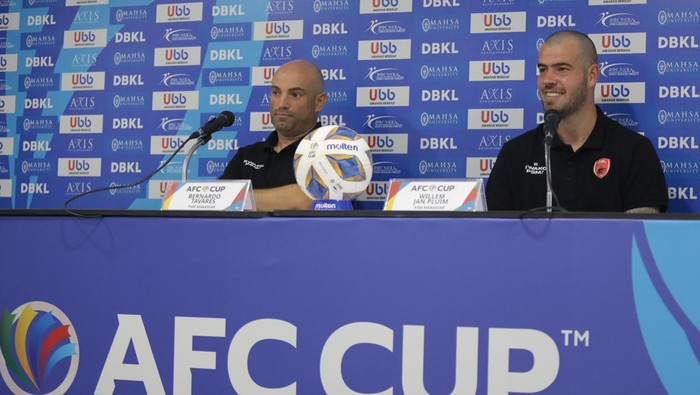 Konferensi pers jelang laga PSM Makassar Vs Tampines Rovers.