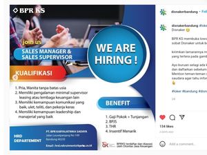 BPR KS Bandung Buka Lowongan Pekerjaan untuk 2 Posisi Ini