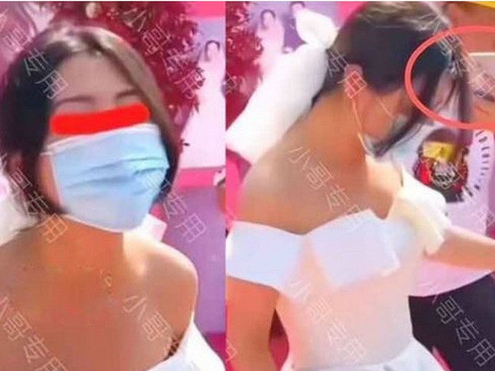 Wanita viral di media sosial. Wanita viral di media sosial.