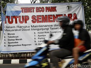 Semakin Lama Tebet Eco Park Tutup Sementara