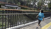 Diketahui, kapasitas taman tersebut hanya 10 ribu orang dalam waktu yang bersamaan. Tetapi membludaknya warga bahkan menyentuh angka 60 ribu pengunjung.