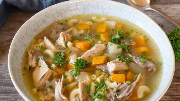 Resep Sup Ayam Makaroni