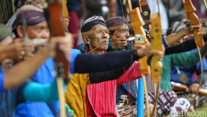 Sayembara jemparingan memperingati hadeging Kadipaten Pakualaman, Minggu (26/6/2022).