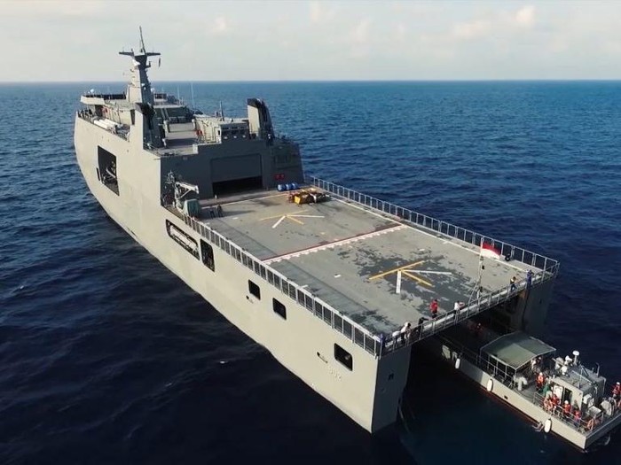 SSV Tarlac AL Filipina buatan PT PAL sedang melakukan sea trial