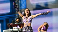 Glastonbury Festival 2022 digelar di Worthy Farm, Glastonbury, Inggris sebagai perayaan 50 tahun festival tersebut. (Foto: Getty Images/Jim Dyson)
