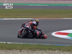 2 Alasan Yamaha Berang Quartararo Dipenalti Akibat Crash MotoGP Belanda