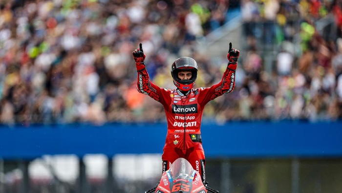 Francesco Bagnaia menang di MotoGP Belanda 2022