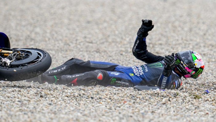 ASSEN, NETHERLANDS - JUNE 26: Franco Morbidelli of Monster Energy Yamaha MotoGP and Italy during the MotoGP of Netherlands at TT Assen on June 26, 2022 in Assen, Netherlands. (Photo by Patrick Goosen/BSR Agency/Getty Images)
