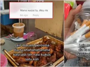Antimainstream! Beli Nasi di Kedai Ini Dapat Hadiah Permen dan Rokok