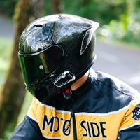 motorcycle helmet hud attachment