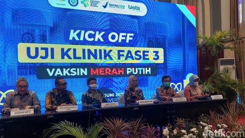Kick Off Uji Klinis Fase 3 Vaksin Merah Putih Unair