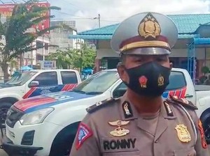 Polisi Buru Sopir Bus yang Tabrak 5 Warga di Kisaran