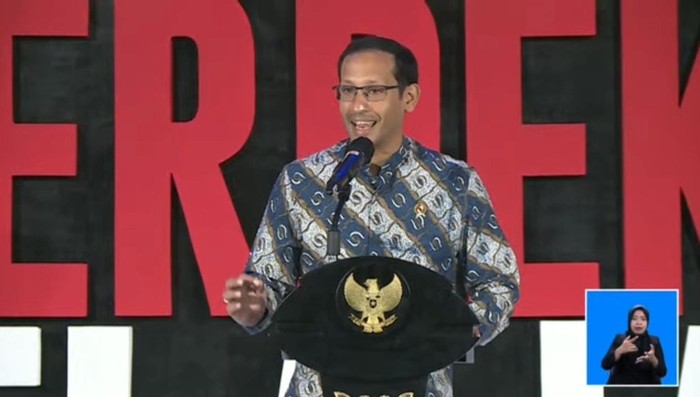 Mendikbudristek Nadiem Makarim.