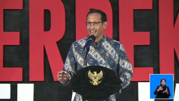 Mendikbudristek Nadiem Makarim.