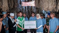 Desa Wisata Taman Loang Baloq juga diikutsertakan program pembinaan dan pengembangan desa dari Grab Indonesia. Hal ini dilakukan untuk mendukung UMKM di Desa Wisata Taman Loang Baloq. (dok. Kemenparekraf)