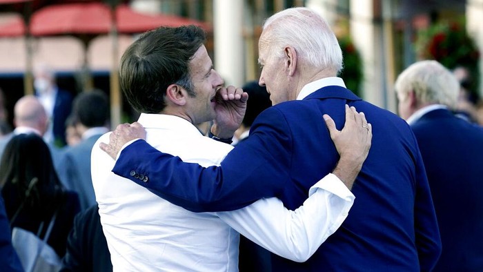 Temui Biden di Gedung Putih, Macron Janji Bantu Ukraina Lawan Rusia Temui Biden di Gedung Putih, Macron Janji Bantu Ukraina Lawan Rusia