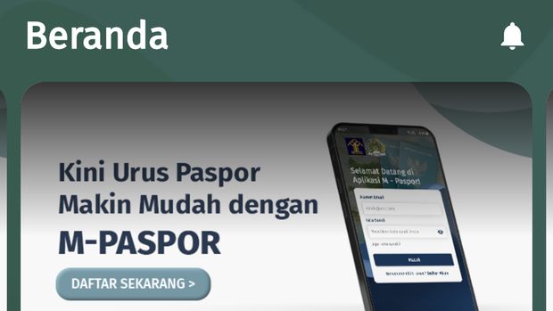 Perpanjangan paspor online dapat dilakukan lewat aplikasi. Berikut ini cara-cara perpanjangan paspor melalui aplikasi M-Paspor.