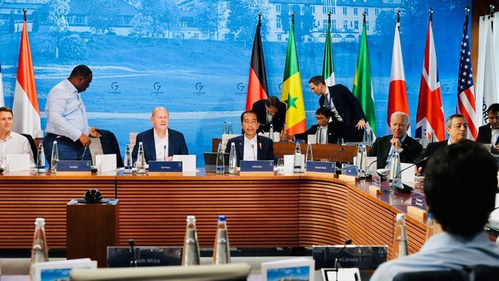 Presiden Jokowi di KTT G7 Jerman