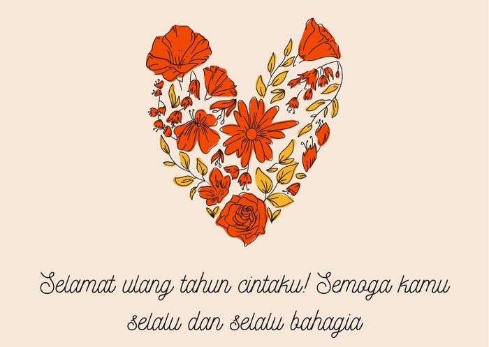 Ucapan ulang tahun untuk pacar. Foto: Dok. Canva Ucapan ulang tahun untuk pacar. Foto: Dok. Canva