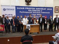 Gelar Ujian Advokat 2022, Peradi Gratiskan Penyintas Covid-19