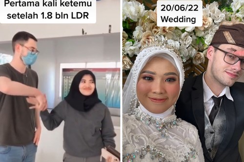 Wanita asal Lombok, Baiq Andriyan menikah dengan pria Inggris, Jay Robinson, viral di media sosial.