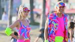 Ngejreng Mentereng! Margot Robbie dan Ryan Gosling di Lokasi Syuting Barbie