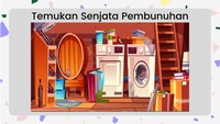 Tempat terakhir di ruang cuci baju. Petunjuknya sang pembunuh mungkin ingin mencuci barang bukti.