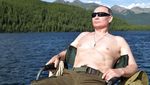 Deretan Gaya Putin Saat Bertelanjang Dada, Asyik Mancing-Berkuda