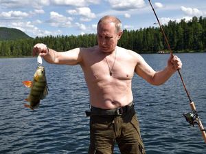 Deretan Gaya Putin Saat Bertelanjang Dada, Asyik Mancing-Berkuda