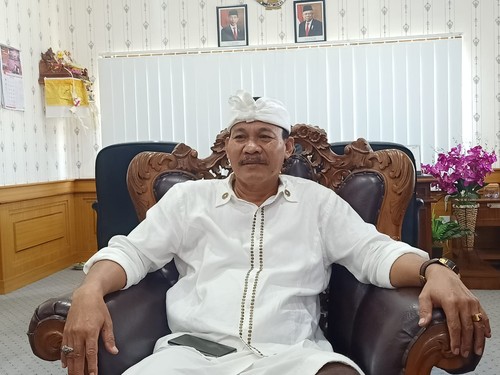 Kepala Dinas Perindustrian dan Perdagangan Provinsi Bali, I Wayan Jarta saat ditemui di Kantor Disperindag Bali, Senin (28/6/2022).